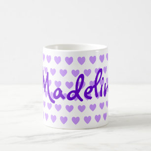 Caneca De Café Madeline no roxo