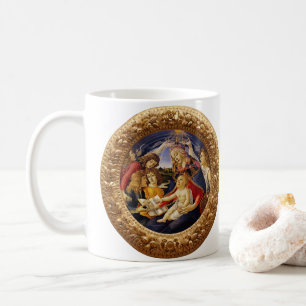 Caneca De Café Madona do Magnificat por Sandro Botticelli