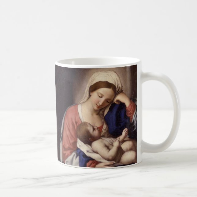 Caneca De Café Madonna e criança (Direita)