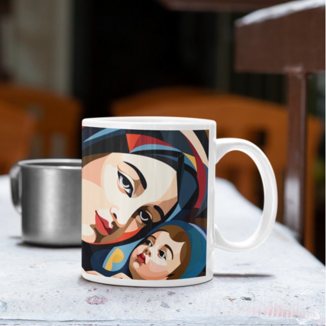 Caneca De Café Madonna versão 36 (Madonna version 36 coffee mug
)