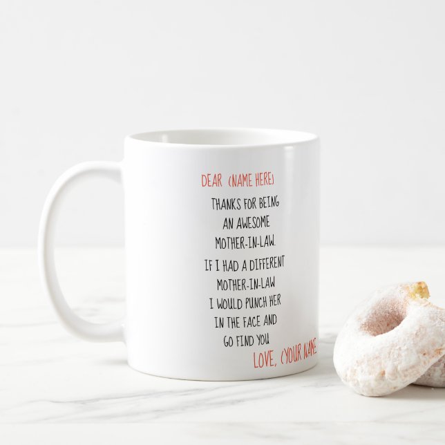 Caneca De Café Madre-em-lei Mug (Com Donut)
