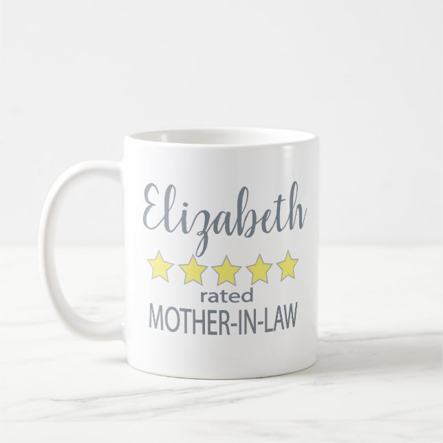 Caneca De Café Madre-sogra com 5 estrelas (Esquerda)