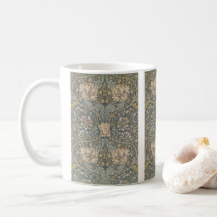 Caneca De Café Madressilva por William Morris, Arte de Flores Vin