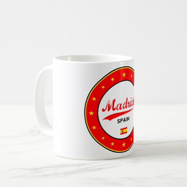 Caneca De Café Madrid (Frente Esquerda)