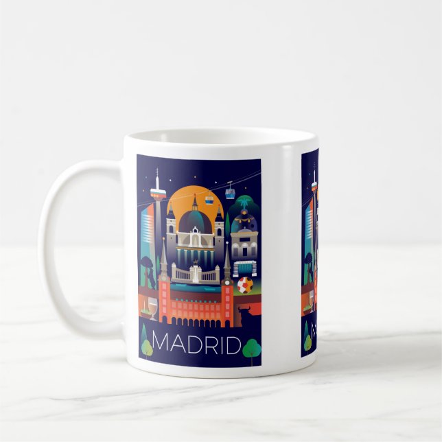 Caneca De Café Madrid Mug (Esquerda)