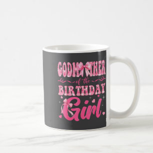 Caneca De Café Madrinha Da Menina Do Aniversário Família Nk Coque