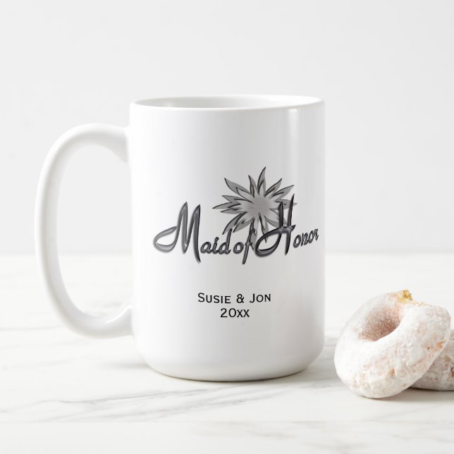 Caneca De Café Madrinha de casamento (Com Donut)