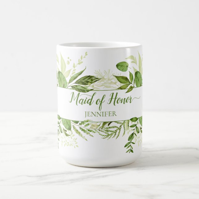 Caneca De Café Madrinha de casamento de Bovinos Selvagens (Centro)
