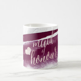 Caneca De Café Madrinha de casamento PixDezines|Rosa Esbranquiçad