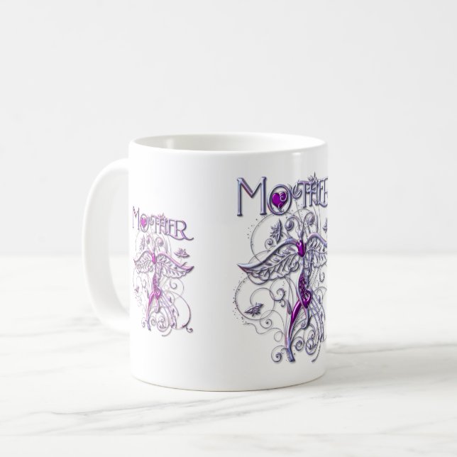 Caneca De Café Mãe (Frente Esquerda)