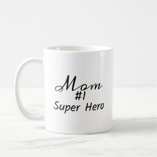 Caneca De Café Mãe 1 Super Hero