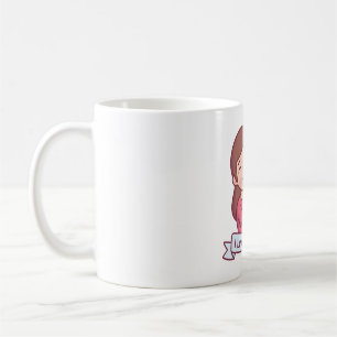 Caneca De Café Mãe Abraçando Filha, Eu Te Amo Mãe Saudando