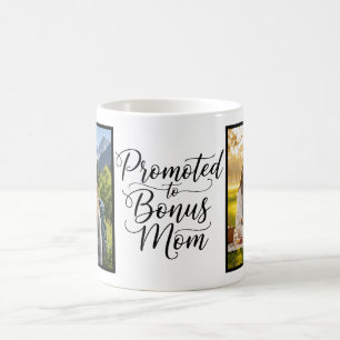 Caneca De Café Mãe Adicional Promovida Cursive Elegante Duas Foto