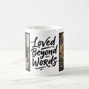Caneca De Café Mãe Amada Além das Palavras Personalizado 2 Fotos