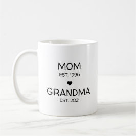 Caneca De Café Mãe Avó Anúncio de Gravidez Revelação do Bebê