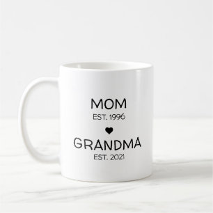 Caneca De Café Mãe Avó Anúncio de Gravidez Revelação do Bebê