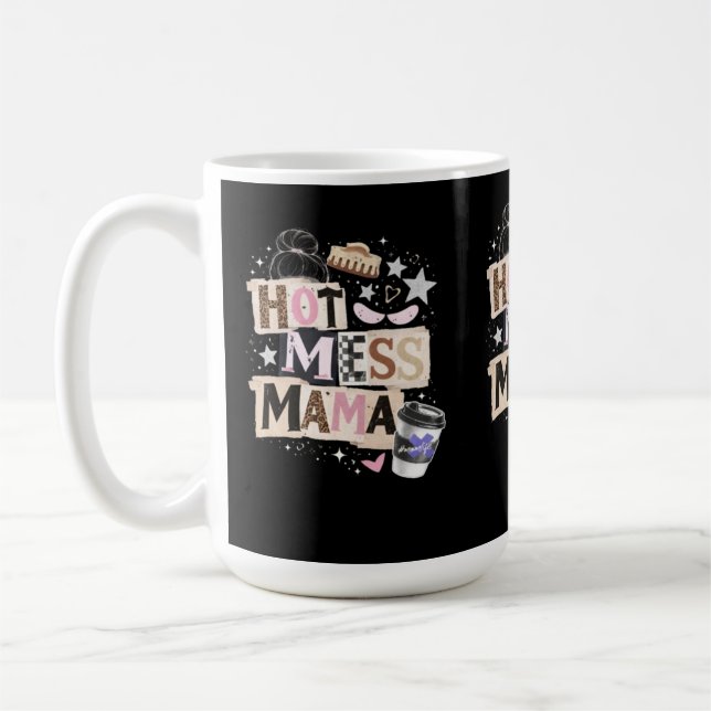 Caneca De Café Mãe bagunçada (Esquerda)