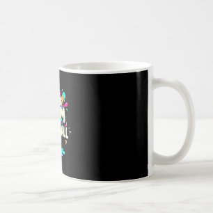 Caneca De Café Mãe beisebol sorvete gotejamento gráfico dia das m