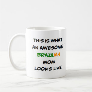 Caneca De Café mãe brasileira, incrível
