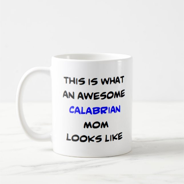 Caneca De Café mãe calabresa, incrível (Esquerda)