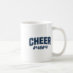 Caneca De Café Mãe Comemora Cheerleading Para Garota do Esquadrão