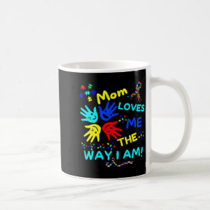 Caneca De Café Mãe Consciente do Autismo Me Ama Do Jeito Que Eu S