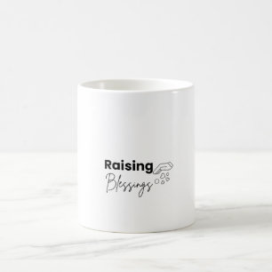 Caneca de Café Mãe Cristã Raising Blessings