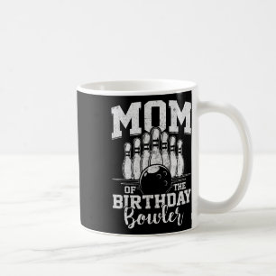 Caneca De Café Mãe Da Festa De Boliches De Bowler De Aniversário