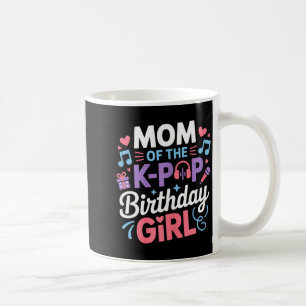 Caneca De Café Mãe da garota do k-pop aniversário kpop música cor