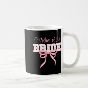 Caneca De Café Mãe da Noiva Cute Coquette Arco Floral