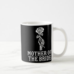 Caneca De Café Mãe Da Noiva Esqueleto Gótico Despedida de Solteir