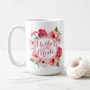Caneca De Café Mãe da Noiva Floral Wedding Classic Mug