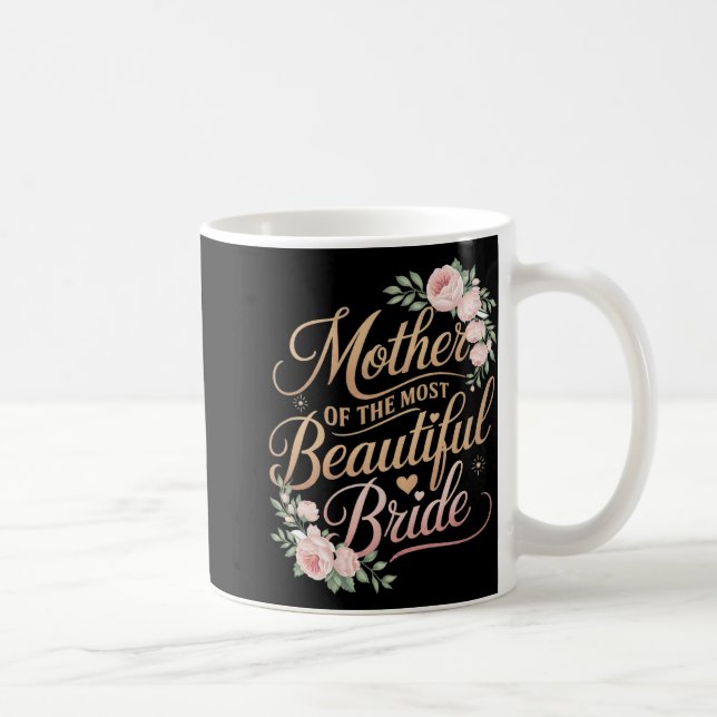 Caneca De Café Mãe Da Noiva Mais Bonita2 (Direita)