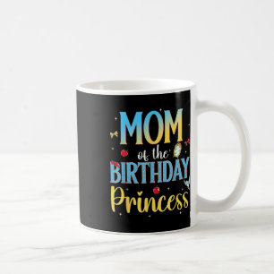 Caneca De Café Mãe Da Princesa De Aniversário Tema Snow Festa Ani