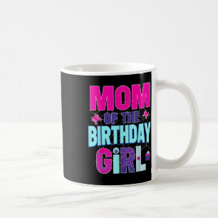 Caneca De Café Mãe Da Rapariga De Aniversário Camisa Que Correspo