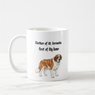 Caneca De Café Mãe da Rua. Bernard, Primeiro Meu Nome