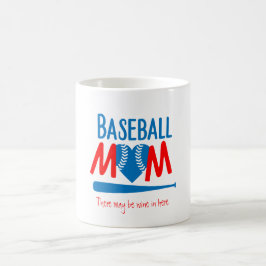 Caneca De Café Mãe de Baseball Engraçado