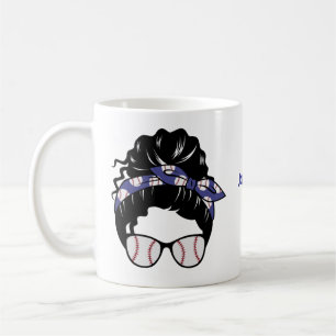 Caneca De Café Mãe de Basebol Mão-de-Ferro Personalizada
