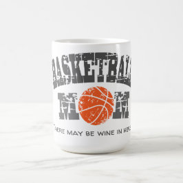 Caneca De Café Mãe de Basquete Engraçado