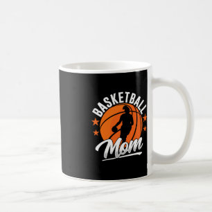 Caneca De Café Mãe de basquete, jogador de treinador da equipe Mã