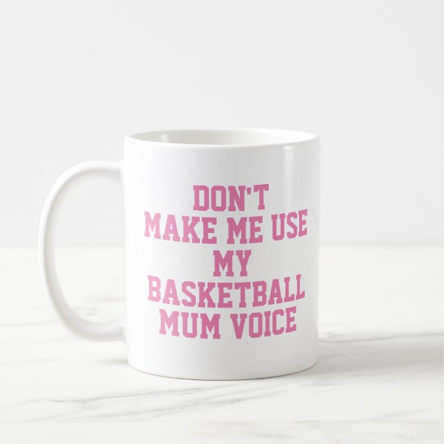 Caneca De Café Mãe de basquetebol Gift Mug | Engraçado Citação de (Esquerda)