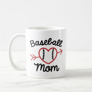 Caneca De Café Mãe de beisebol