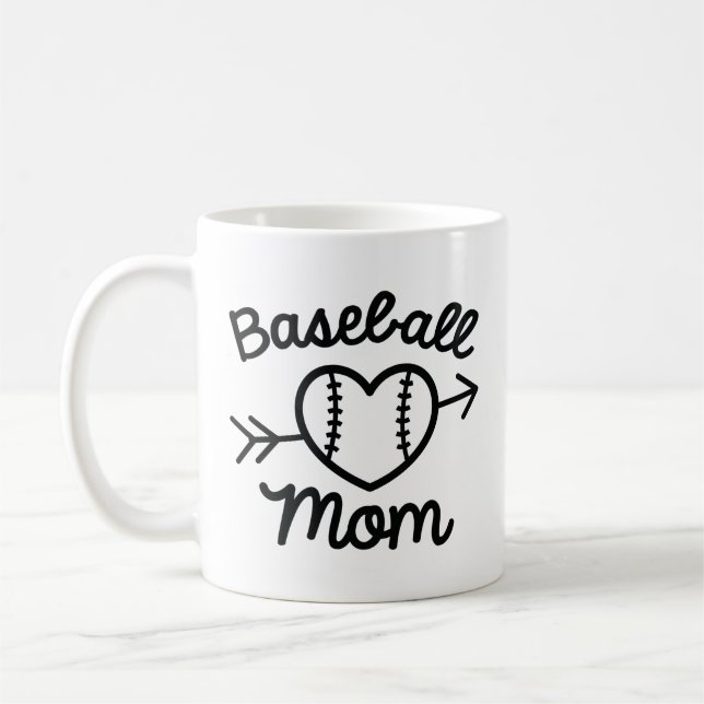 Caneca De Café Mãe de Beisebol (Esquerda)
