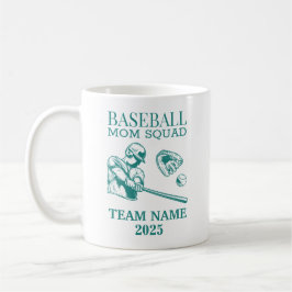 Caneca De Café Mãe de beisebol personalizada