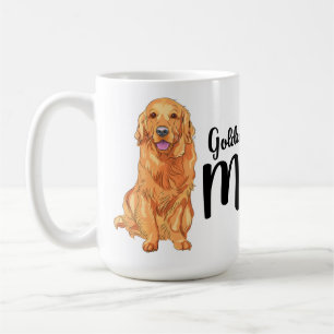 Caneca De Café Mãe de Cachorro Bonito Golden Retriever