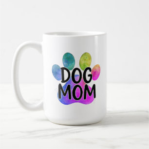 Caneca De Café Mãe de Cachorro colorida pata amante de animais Di