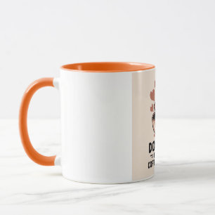 Caneca de Café Mãe de Cachorro Engraçada — "Alimen