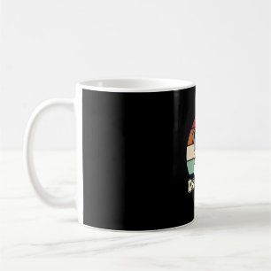 Caneca De Café Mãe de Cachorro Retro Bulldog Vetor