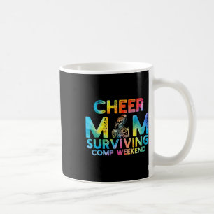 Caneca De Café Mãe de Cheerleader Sobrevivendo ao Fim de Semana d