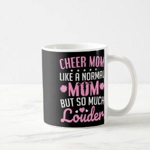 Caneca De Café Mãe de Cheerleading Como Mãe Normal Cheerleader